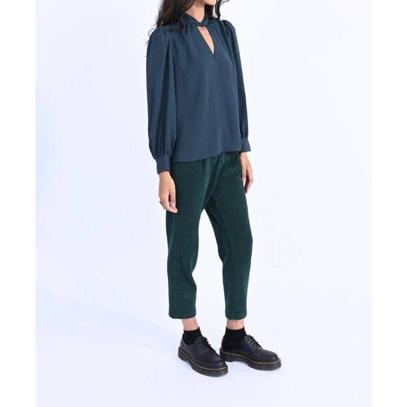 NEW MOLLY BRACKEN deep waters top in dark blue - Picture 3 of 4